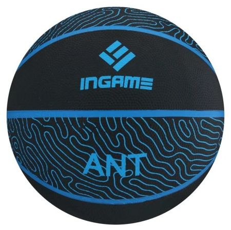Мяч баскетбольный №7 Ingame Ant черно-синий 995686 Мяч баскетбольный №7 Ingame Ant черно-синий 995686