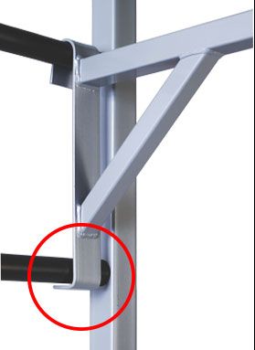 Турник навесной на шведскую стенку 3 хвата ДТ (серый) 998393 фото 3 Турник навесной на шведскую стенку 3 хвата ДТ (серый) 998393 фото 3