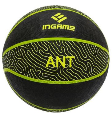 Мяч баскетбольный №7 Ingame Ant черно-желтый 995685 Мяч баскетбольный №7 Ingame Ant черно-желтый 995685