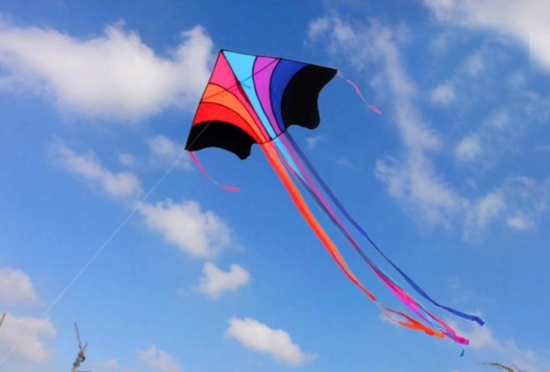 Бумажный змей синь. Воздушный змей Скайтика. Воздушный змей Скайтика "треугольник 1,4 метра". Nirvana Rainbow Kite 1.4m - Радужный воздушный змей. Воздушный змей кайт 160х80 см.