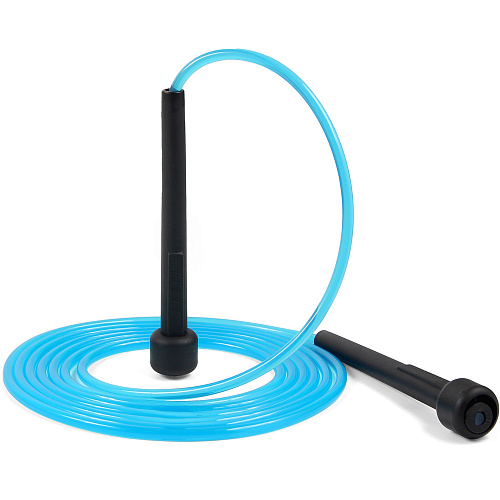 Скакалка 2,75 м ПВХ шнур голубая Start Up ECE063 370895