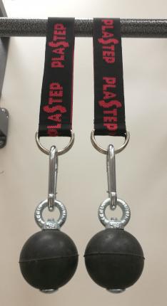 Лямки-шары для подтягиваний d-60 мм (2 шт) резина черный 998772 фото 2