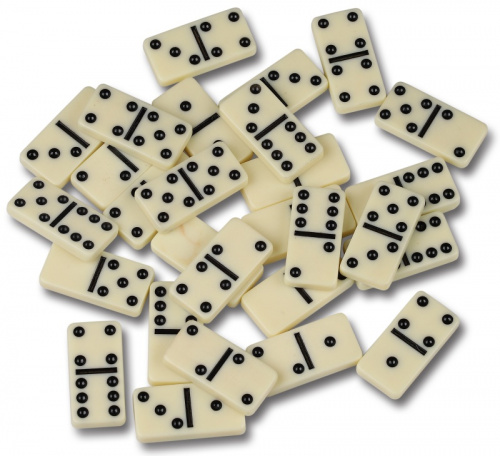 Домино кость 2,3х4,7 см упаковка 10х18 см 09044 00559 фото 3