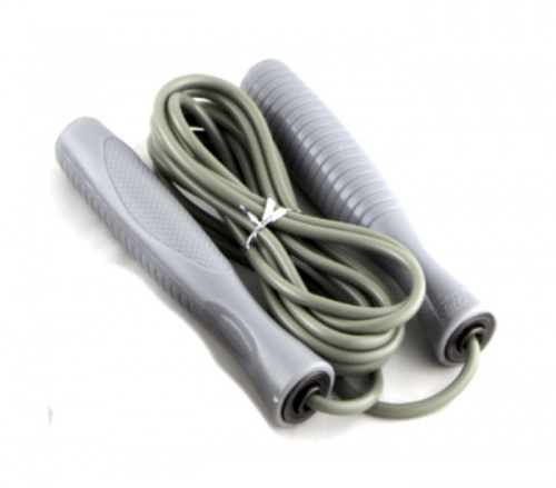 Скакалка 3 м ПВХ шнур Jump Rope серебро JPL-5105 02334 фото 2