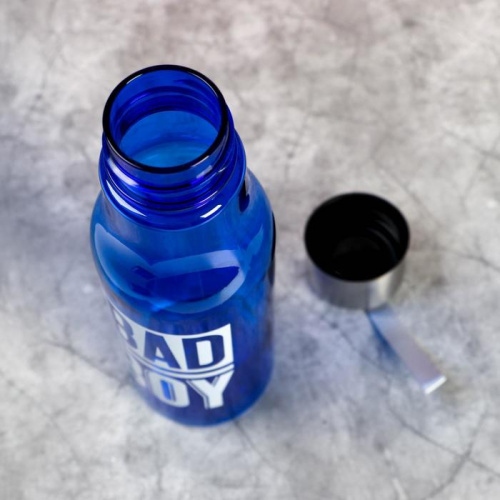 Бутылка для воды 650 мл "Bad boy" синяя 5232163 фото 4
