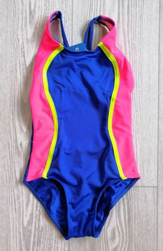 Купальник для плавания детский 36 4916-36 сине-розово-желтый