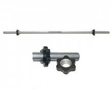 Гриф 1,8 м, 30 мм, прямой (вес 8,6 кг, до 180 кг) замок Кетлера 995470