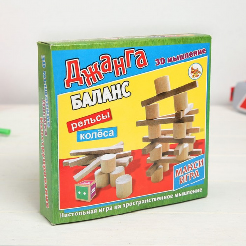 Игра Башня падающая Баланс, аналог Дженга (Jenga) 3809533 фото 5