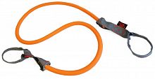 Эспандер для пресса (1 силик жгут) 1,3 м оранж 22,6 кг LTX OFT Total Body PapaZ