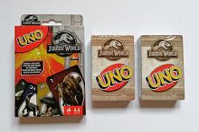 Игра настольная "UNO" Уно для детей 7+ Парк Юрского периода 02708