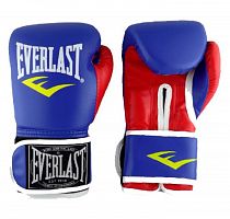 Перчатки боксерские 14 унц Everlast сине-красные 03101