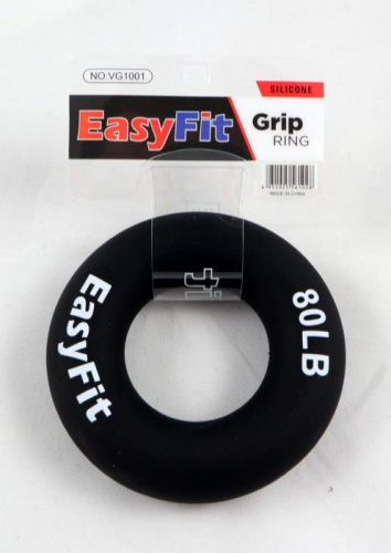 Эспандер кистевой 36,29кг (80LB) EasyFit черный 01922