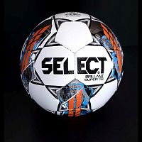 Мяч футбольный №4 SELECT бело-оранжевый 05060