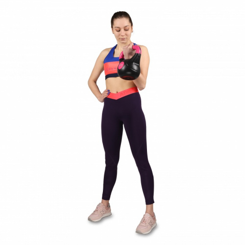 Гиря 02 кг IN125 пластик черно-красная 27647 фото 9