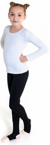 Лосины 34 черный с вырезом под пятку SM-103 20264 Лосины 34 черный с вырезом под пятку SM-103 20264