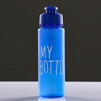 Бутылка для воды 500 мл "My bottle" синяя 5131584