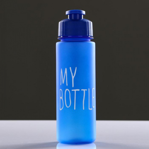 Бутылка для воды 500 мл "My bottle" синяя 5131584