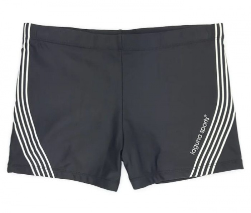 Плавки мужские шорты 54р Laguna черный-белый 995996