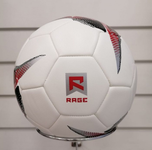 Мяч футбольный №5 Rage Elite Training белый-красный 07233 Мяч футбольный №5 Rage Elite Training белый-красный 07233