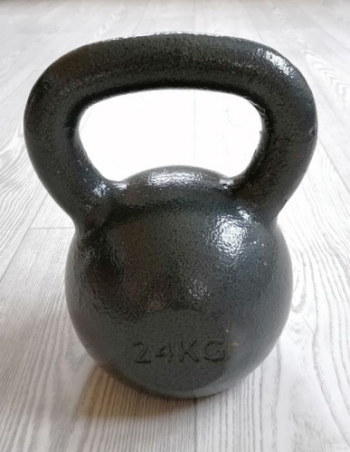 Гиря 24 кг чугунная серая 01499 Гиря 24 кг чугунная серая 01499