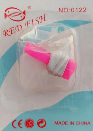 Зажим носовой + беруши Red Fish розовый 0122 997061