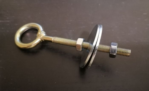 Болт с кольцом 10 см х 5 мм (для крепления к турнику каната, колец и т.д.) 998490