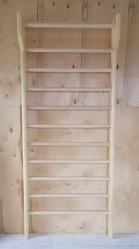 Шведская стенка деревянная 2,4 х 1,0 м с турником 995478 фото 3