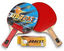 Набор для пинг-понга 2 ракетки + мячи Dobest 1* 4386