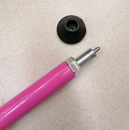 Турник для проема шип 110-130 см розовый 998238