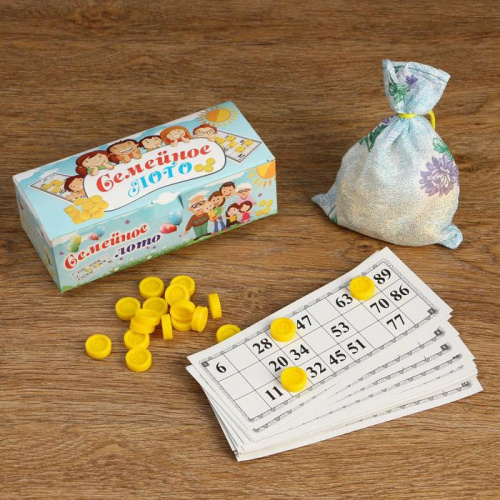 Лото "Семейное лото. Время игры" в кор 5378738
