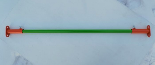 Турник для проема 105-120 см зелено-оранжевый 996582 Турник для проема 105-120 см зелено-оранжевый 996582