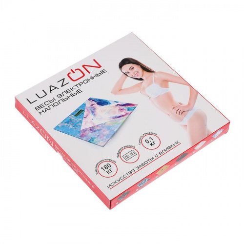 Весы напольные электронные серый LuazON LVE-021 180 кг 3782763 фото 7