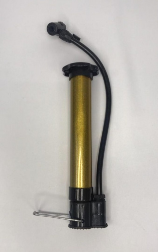Насос вело 20 см Golden Pump золото 01633