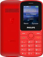 Мобильный телефон Philips E106 Black/Red 995391