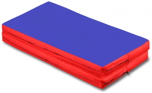 Мат 1,0 х 1,0 х 0,08 м складной сине-красный 998766 04425