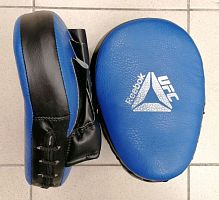 Лапа боксерская парная изогнутая Reebok/Змея сине-черный ПВХ 797-1