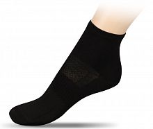 Носки спортивные 41-43 ЛВ18-1 (Спорт18-1) черный, средние, хлопок