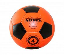 Мяч футбольный №4 Novus classic оранж/черн футзал Atemi