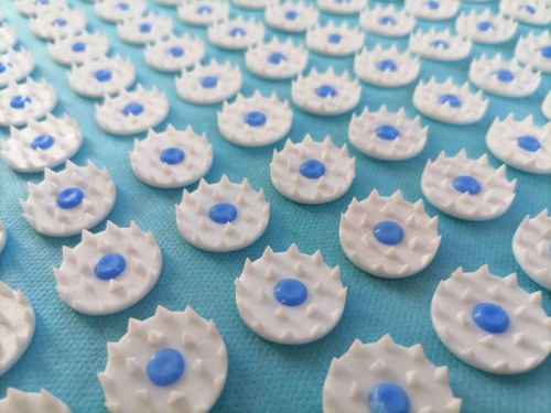 Аппликатор игольчатый (коврик) 410х630 мм голубой 998305 фото 3