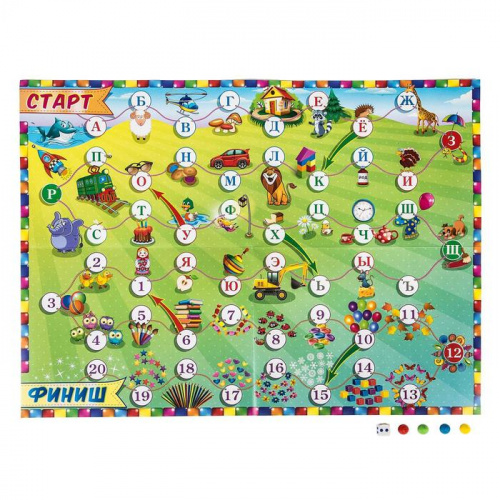 Игра-ходилка "Азбука и счет" 9927 3858186 фото 4
