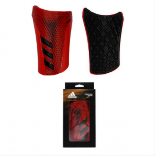 Щитки футбольные S Adidas Predator красно-белый 04290