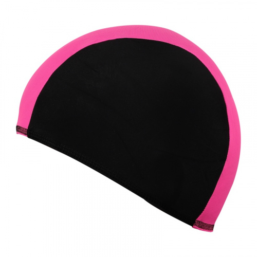 Шапочка для плавания Lycra черный/розовый SM-089 03262