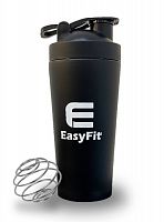 Шейкер 739 мл EasyFit металл черный 03553