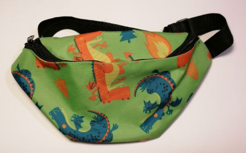 Сумка на пояс зеленая с крокодилами 7983Д 25х13х6 см ЗФТС 997514 Сумка на пояс зеленая с крокодилами 7983Д 25х13х6 см ЗФТС 997514