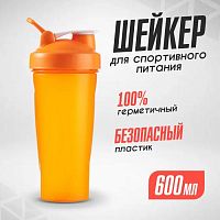 Шейкер 600 мл Megashake оранжевый 95081