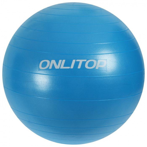 Мяч фитнес 65 см синий 3543997 фото 4