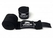 Бинты боксерские 4 м х/б + эластан черный 01200 Venum
