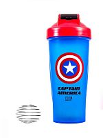Шейкер 700 мл Captain America синий M916-600CA (M901-600CA2) Irontrue