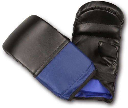 Мешок (груша) для бокса 06 кг + перчатки синий 14930 фото 3