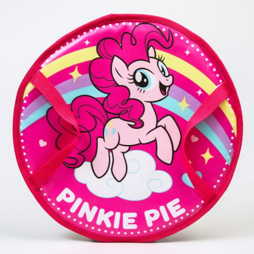 Санки-ледянки Сидушка мягкая "Pinkie Pie" 36 см розовая 7183950 фото 2
